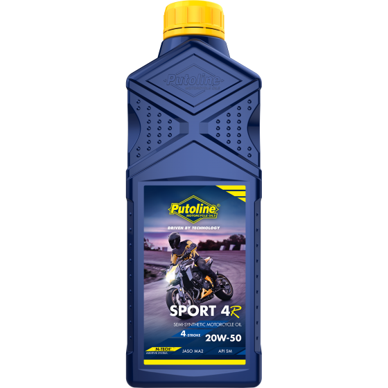 Мотоциклетное 4-х тактное полусинтетическое моторное масло Putoline SPORT 4R 20W-50